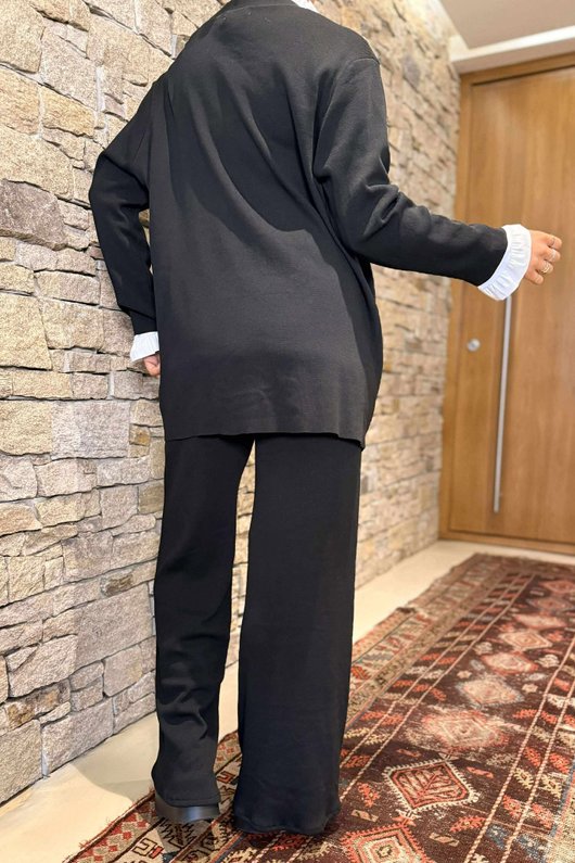 Mayfair Luxury Knit Co Ord Set Black